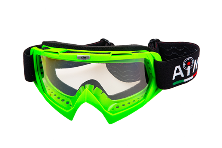 Очки защитные кроссовые AiM 634-600 Green