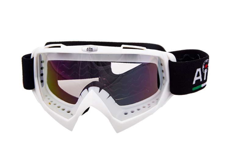 Очки защитные кроссовые AiM 634-700 White