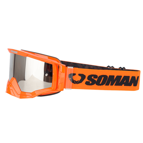 Очки защитные кроссовые Soman SM20 (ОРАНЖЕВЫЙ)
